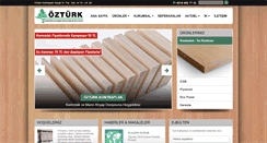 Desktop Screenshot of ozturkkontrplak.com